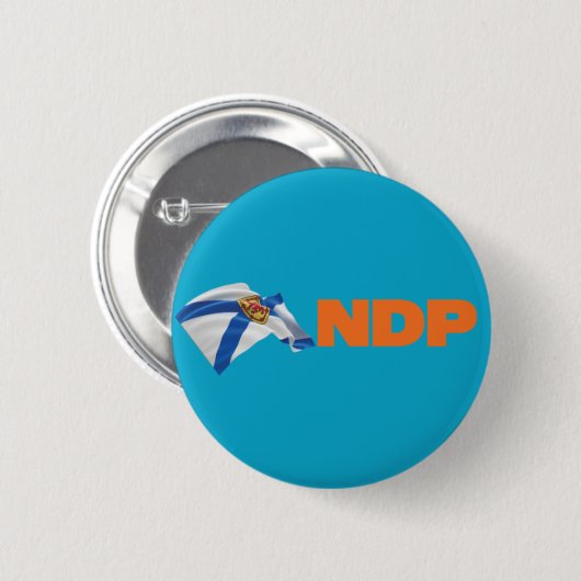 Nova Scotia NDP Pin Ronde Button 5,7 Cm (Voorkant /achterkant)