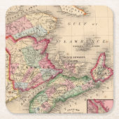 Nova Scotia, New Brunswick, Map van Mitchell Kartonnen Onderzetters (Voorkant)