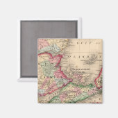 Nova Scotia, New Brunswick, Map van Mitchell Magneet (Voorkant / Achterkant)