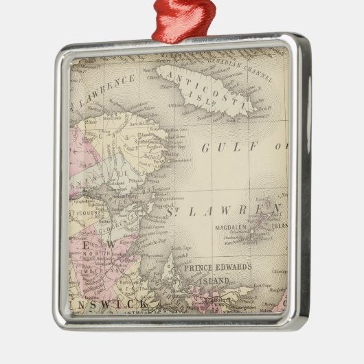 Nova Scotia, New Brunswick, PE Edward's ID Metalen Ornament (Links)