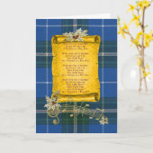 Nova Scotia Oorspronkelijke Provinciale Tartan Kaart (Gele Bloem)