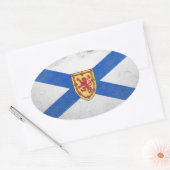 Nova Scotia Ovale Sticker (Envelop)