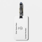 Nova Scotia Personalized Travel label, Bagagelabel (Achterkant verticaal)