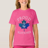 Nova Scotia Proud Bluenoser ankerblad T-shirt (Voorkant)