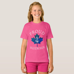 Nova Scotia Proud Bluenoser ankerblad T-shirt