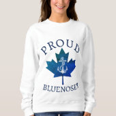 Nova Scotia Proud Bluenoser ankerblad Trui (Voorkant)