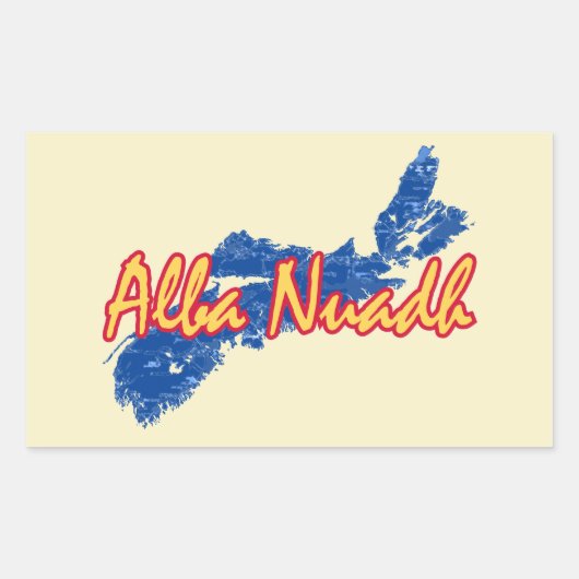 Nova Scotia Rechthoekige Sticker (Voorkant)