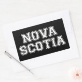 Nova Scotia Rechthoekige Sticker (Envelop)