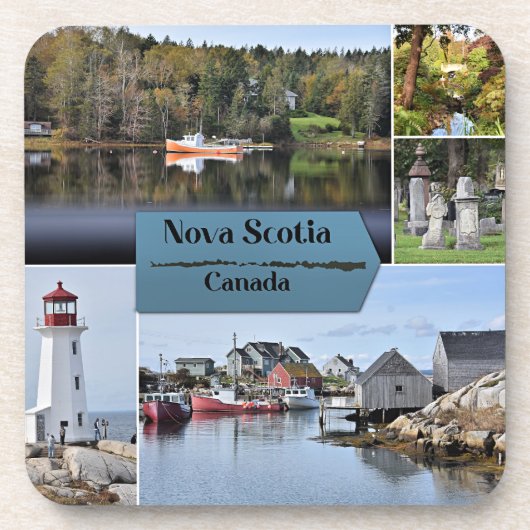 Nova Scotia reisposter, Bier Onderzetter (Voorkant)