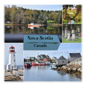 Nova Scotia reisposter, Foto Afdruk (Voorkant)