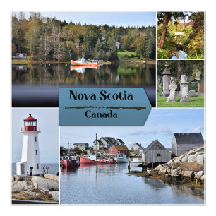 Nova Scotia reisposter, Foto Afdruk