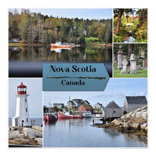 Nova Scotia reisposter, Foto Afdruk (Voorkant)