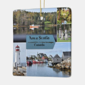 Nova Scotia reisposter, Keramisch Ornament (Links)