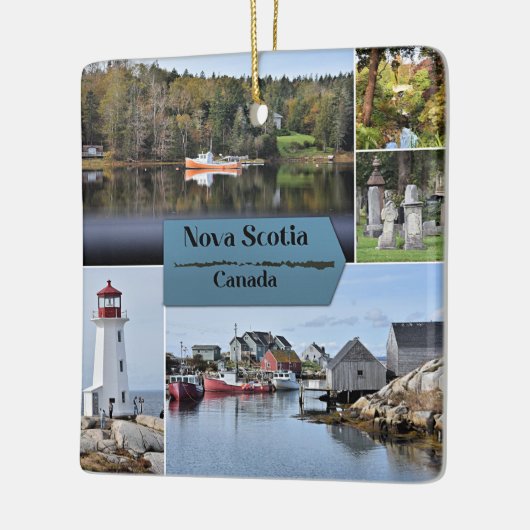 Nova Scotia reisposter, Keramisch Ornament (Links)