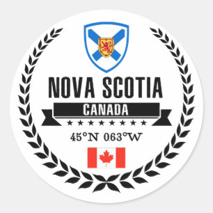 Nova Scotia Ronde Sticker