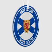 Nova Scotia Round Emblem Ornament (voorkant)