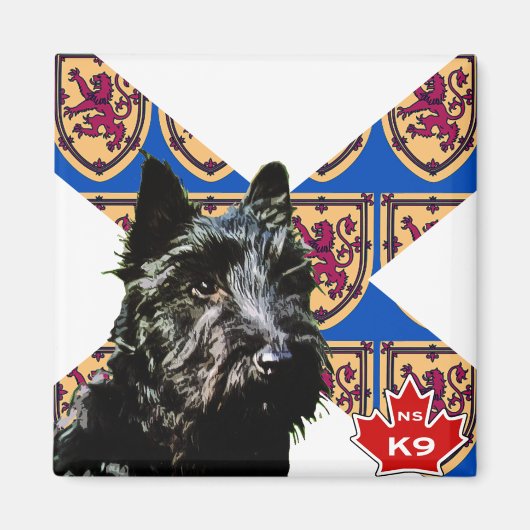 Nova Scotia Schotse terriër Magneet (Voorkant)