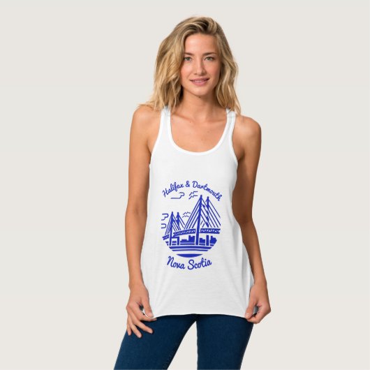 Nova Scotia shirt Halifax en Dartmouth shirt (Volledige Voorkant)