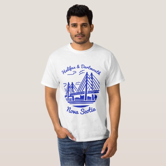 Nova Scotia shirt Halifax en Dartmouth shirt (Voorkant volledig)