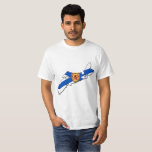 Nova Scotia shirt Halifax shirt Nova scotia-kaart