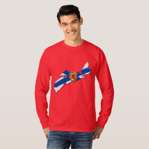 Nova Scotia shirt Halifax shirt Nova scotia-kaart