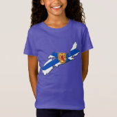 Nova Scotia shirt Halifax shirt Nova scotia-kaart (Voorkant)