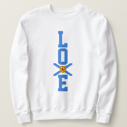 Nova Scotia shirt love flag sweater (Design voorkant)