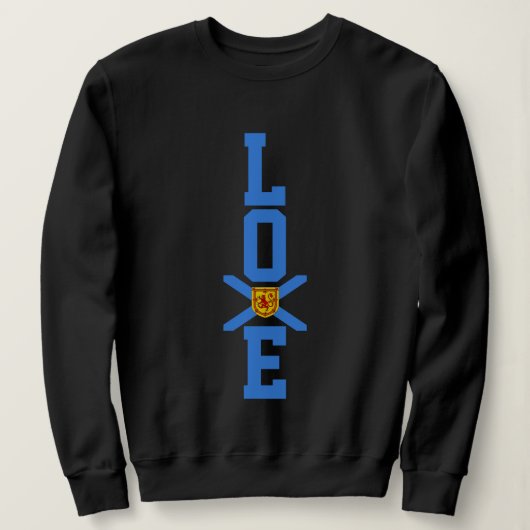 Nova Scotia shirt love flag sweater (Design voorkant)