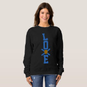 Nova Scotia shirt love flag sweater (Voorkant volledig)