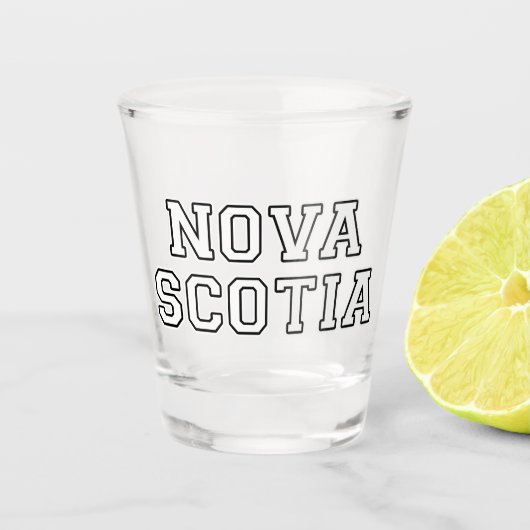 Nova Scotia Shot Glas (Voorkant)