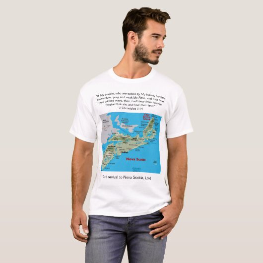Nova Scotia T-shirt (Voorkant volledig)