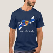 Nova Scotia T-Shirt My Heart in de vallei (Voorkant)
