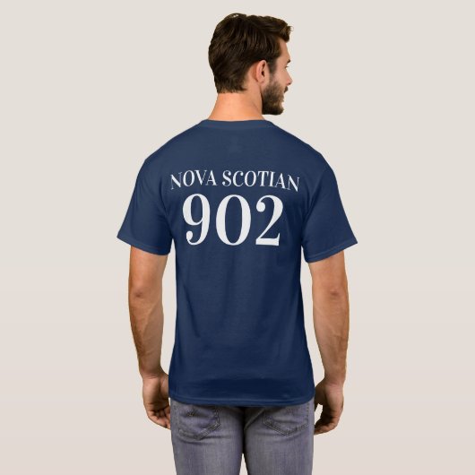 Nova Scotia T-Shirt Nova Scotian 902 (Achterkant volledig)