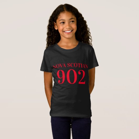 Nova Scotia T-Shirt Nova Scotian 902 Dartmouth (Voorkant volledig)