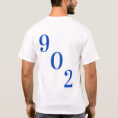 Nova Scotia T-Shirt Nova Scotian 902 halifax roze (Achterkant)