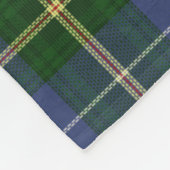 Nova Scotia Tartan Aangepast blauw geplakt Fleece Deken (Hoek)