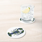 Nova Scotia Tartan kreeft drinkkustkreeft Ronde Kartonnen Onderzetter (Insitu)