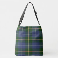 Nova Scotia Tartan Lighthouse Route Cross Bag