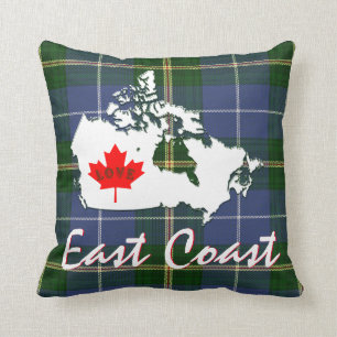 Nova Scotia tartan Pas de liefde aan de oostkust a Kussen