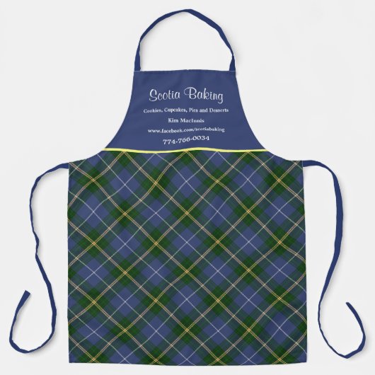 Nova Scotia Tartan Pset Business Schort (Voorkant)
