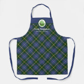 Nova Scotia Tartan Pset Cupcake bakkerij medium V2 Schort (Voorkant)
