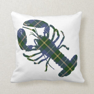Nova Scotia Tartan Pset Decorator Lobster kussen