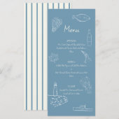 Nova Scotia Thema Menu (Voorkant / Achterkant)