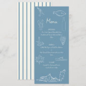 Nova Scotia Thema Menu (Voorkant / Achterkant)
