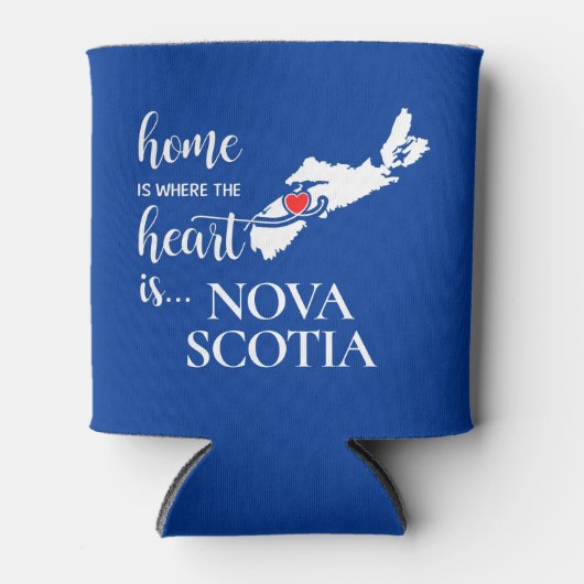 Nova Scotia thuis is waar het hart... Blikjeskoeler (Voorkant)