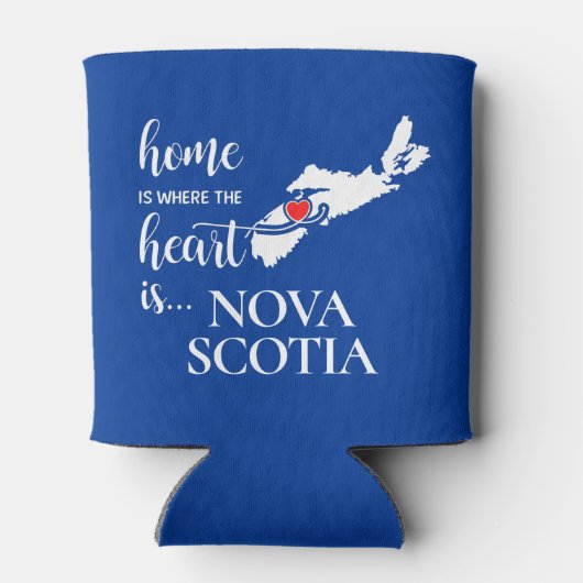 Nova Scotia thuis is waar het hart... Blikjeskoeler (Achterkant)