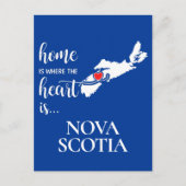 Nova Scotia thuis is waar het hart... Briefkaart (Voorkant)
