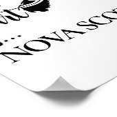 Nova Scotia thuis is waar het hart is... Poster (Hoek)