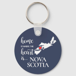 Nova Scotia thuis is waar het hart... Sleutelhanger