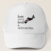 Nova Scotia thuis is waar het hart... Trucker Pet (Voorkant)